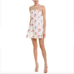 BB Dakota RSVP Flavia Floral Embroidered Lace Dress White 2
